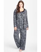 Midnight By Carole Hochman Forever Always Pajamas - Lyst
