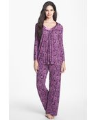 Midnight By Carole Hochman Forever Always Pajamas - Lyst