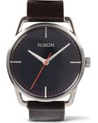 Nixon Mellor Navy Brown Watch - Lyst