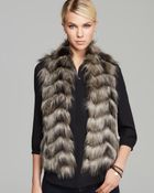 Guess Vest Faux Fur - Lyst