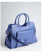 Proenza Schouler Blue Leather Ps13 Convertible Shoulder Bag - Lyst