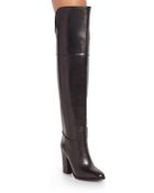 Ralph Lauren Collection Harrah Leather Overtheknee Boots - Lyst