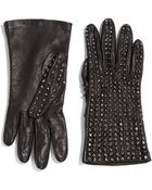 Portolano Studded Leather Gloves - Lyst