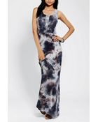 Urban Outfitters Lace Inset Tie Dye Maxi Dress - Lyst