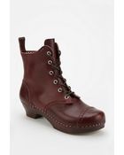 Urban Outfitters Swedish Hasbeens Nana Laceup Ankle Boot - Lyst
