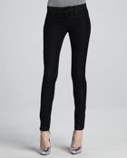 J Brand Mixedfabric Skinny Pants - Lyst