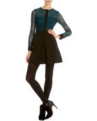 Karen Millen Limited Edition Faux Lace Blouse Dress - Lyst