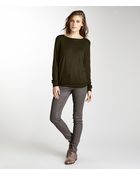 Michael Stars Slim Crew Neck Tee with Elbow Patches - Lyst