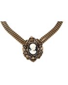 Ben Amun Short Cameo Pendant Necklace - Lyst