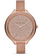 Michael Kors Midsize Slim Runway Glitz Watch 43mm - Lyst