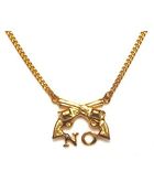 Tom Binns No Guns Necklace - Lyst
