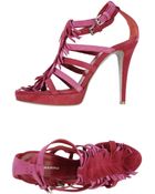 Ermanno Scervino Platform Sandals - Lyst