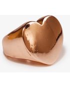 Forever 21 Heart Ring - Lyst