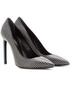 Saint Laurent Studded Leather Pumps - Lyst