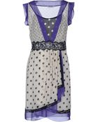 Alberta Ferretti Kneelength Dress - Lyst