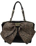 Betsey Johnson Bownanza PVC Satchel - Lyst