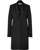 Emilio Pucci Wool Coat In Black - Lyst