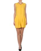 Love Moschino Short Dungaree - Lyst