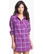 Make + Model Flannel Nightshirt - Lyst