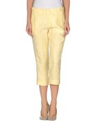 Rose' A Pois 3/4-Length Trousers - Lyst