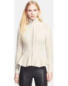 Autumn Cashmere Peplum Jacket - Lyst