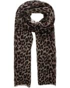 Lily and Lionel Sky Leopard Print Scarf - Lyst