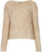 Topshop Shaggy Sequin Knit By Love - Lyst