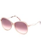 Victoria Beckham Butterfly Sunglasses - Lyst