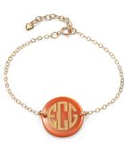 Moon & Lola Acrylic Hartford Block Monogram Bracelet - Lyst