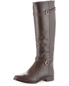 Pour La Victoire Loryn Twostrap Knee Boot Chocolate - Lyst