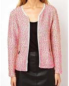 Asos Blazer in Mixed Fluro Boucle - Lyst