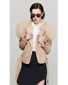Carven Shearling Jacket - Lyst