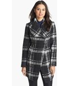 Dawn Levy Amelia Plaid Bouclé Coat - Lyst