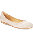 Frye Carson Ballet Flats - Lyst