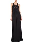 Nina Ricci Emerald Waist Gown Dress - Lyst
