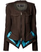 Haider Ackermann Peplum Hem Jacket - Lyst