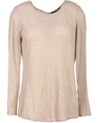 Theyskens' Theory Long Sleeve Sweater - Lyst