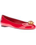 Alexander McQueen Ballerina Flats - Lyst