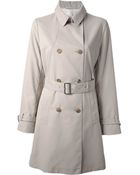 Jil Sander Belted Trench Coat - Lyst