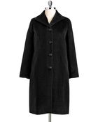 Jones New York Plus Solid Walking Coat - Lyst