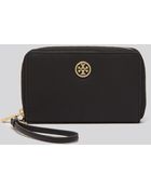 Tory Burch Iphone Case Robinson Wristlet - Lyst