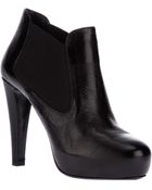 Emporio Armani Short Bootie - Lyst