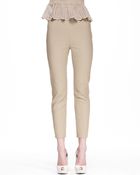 Alexander McQueen Skinny Back-Zip Pants - Lyst