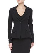 Donna Karan New York Stretch Modern-Peplum Jacket - Lyst