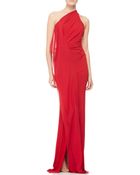 Donna Karan New York Draped One-Shoulder Evening Gown - Lyst