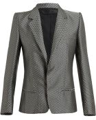 Haider Ackermann Silkblend Herringbone Jacquard Jacket - Lyst