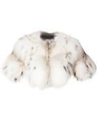 Lanvin Fox Fur Shrug - Lyst