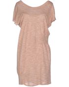 Mm6 By Maison Martin Margiela Short Dress - Lyst