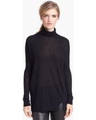 Vince Fine Gauge Knit Long Sleeve Sweater - Lyst