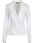 Blue Les Copains Blazer - Lyst